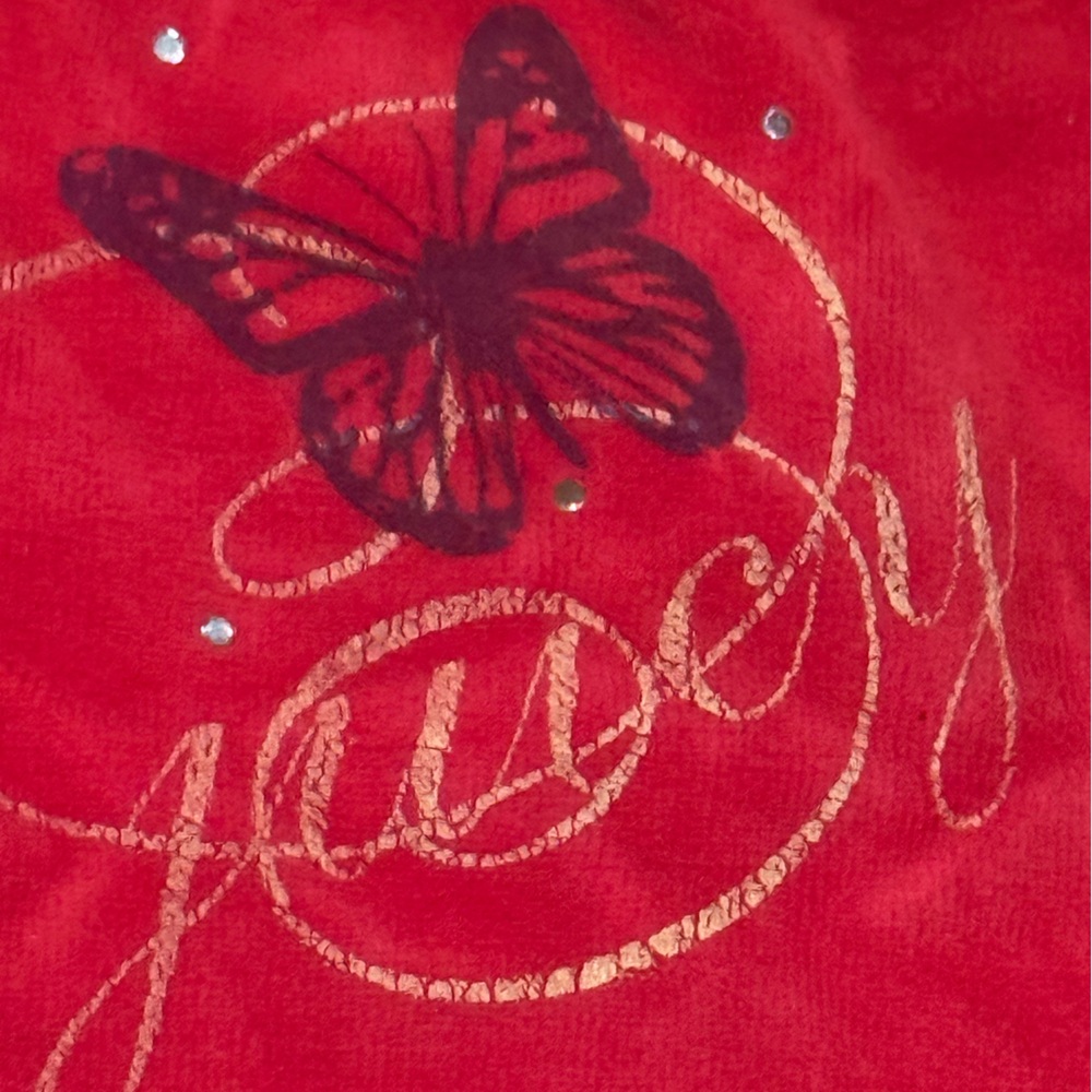 WOW POSHMARK - Authentic Juicy Couture Red Soft Velour Pants